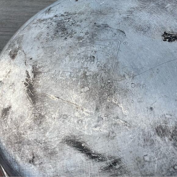 Mirro Mess Kit Pan Vintage Aluminum Backpacking Camping Boy Scout - Picture 3 of 3